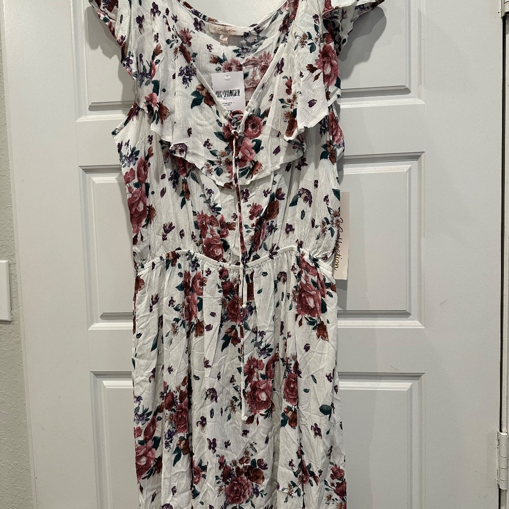 XL Floral mini dress